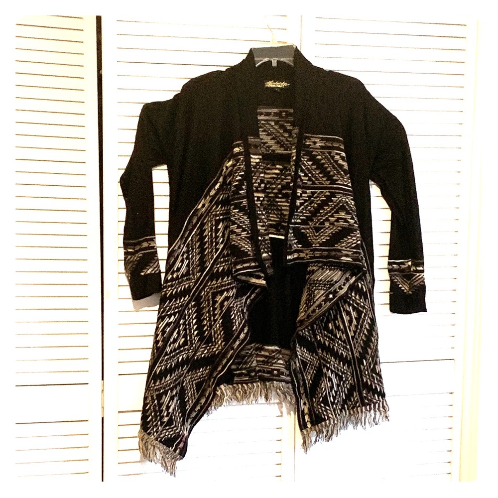 Black and White Cardigan